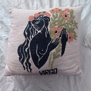 Virgo Throw Pillow